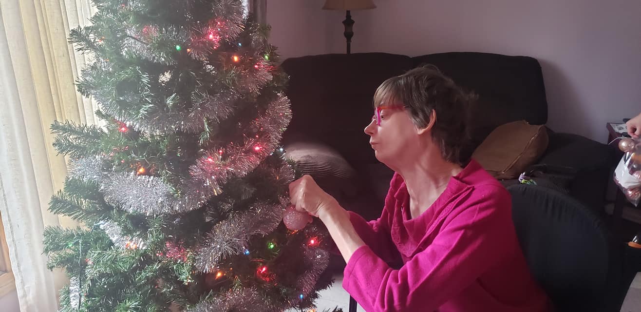 decorating tree