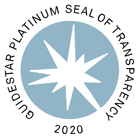 Guidestar 2020 Platinum Seal of Transparency