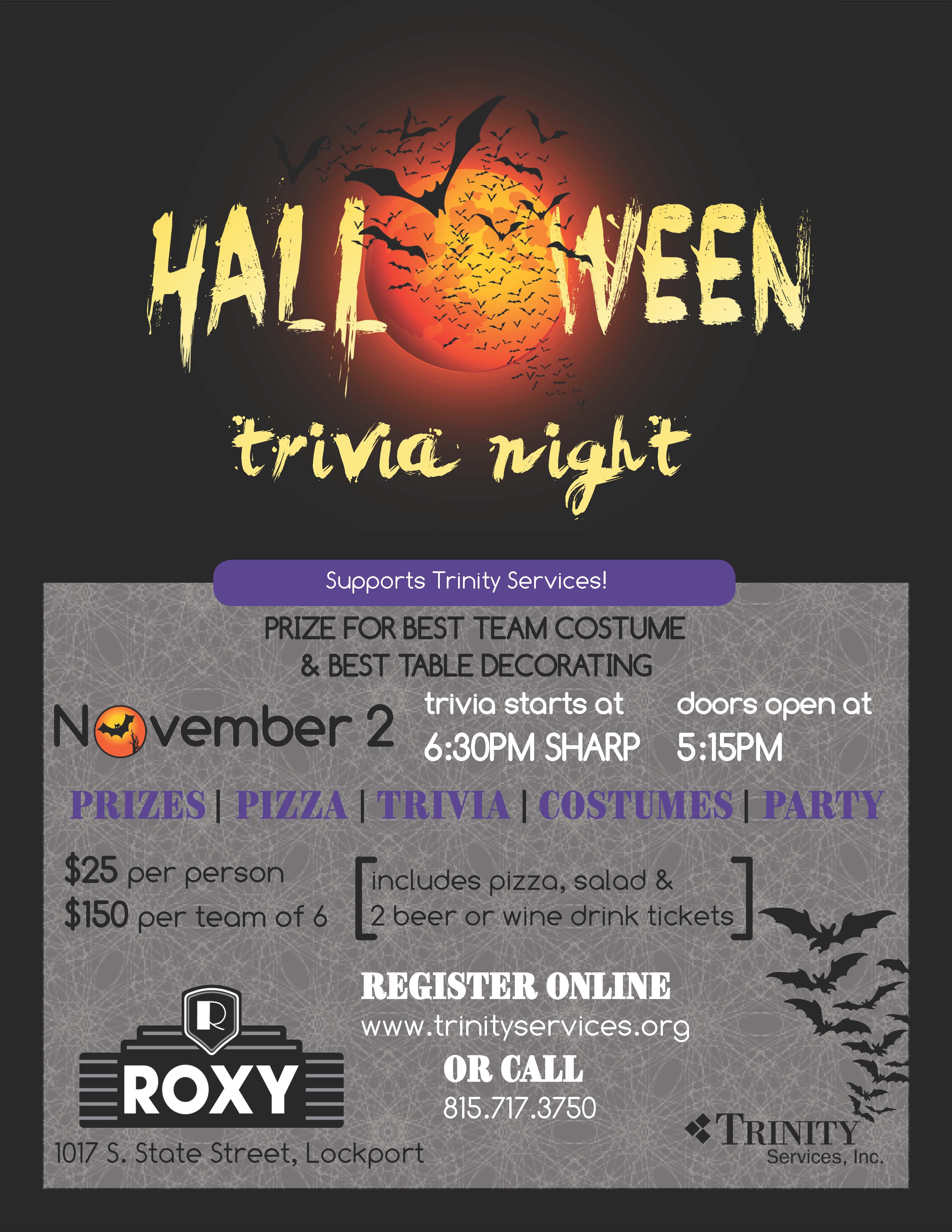 Halloween Trivia Night Flyer