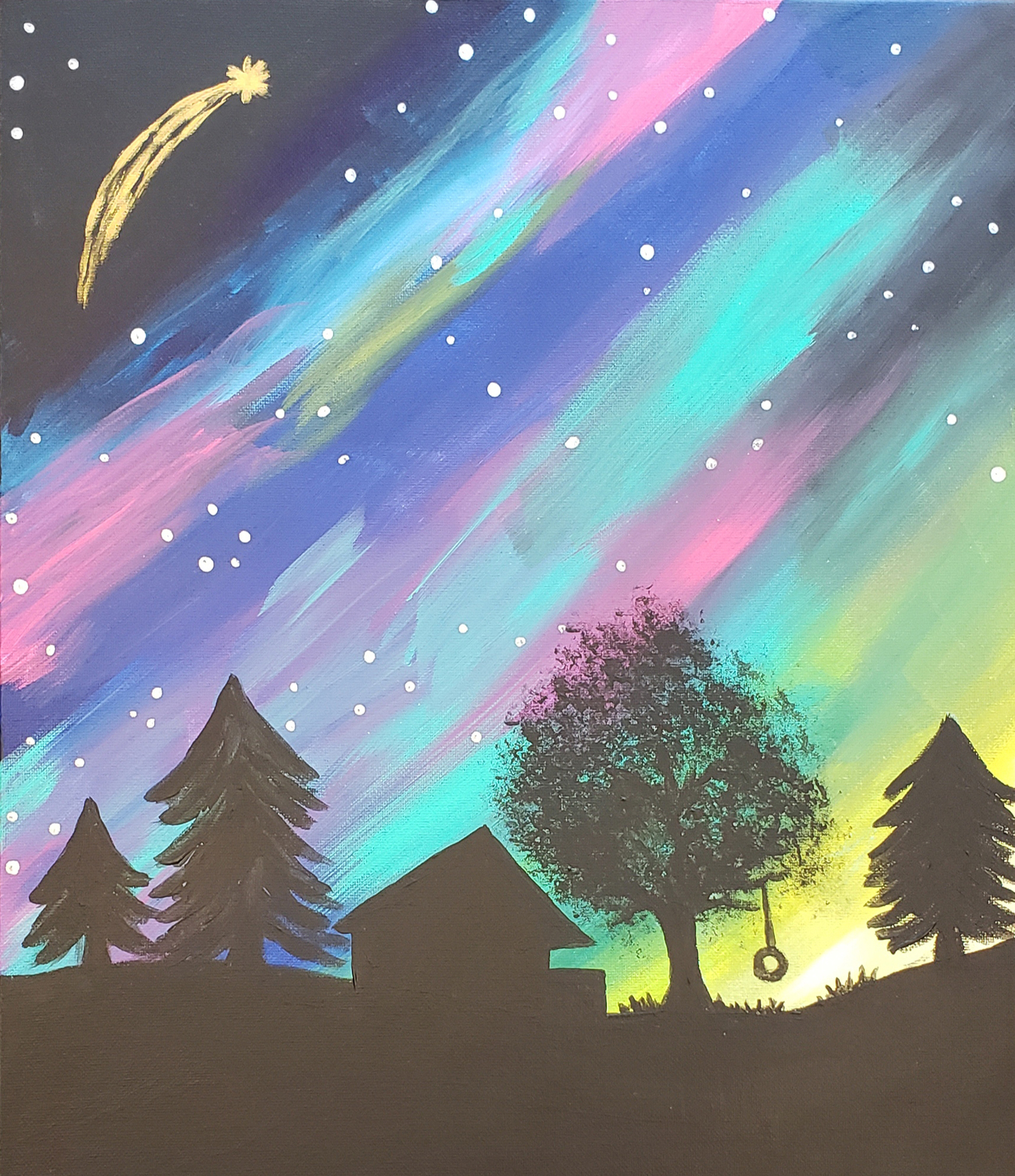 Nighttime Painting
