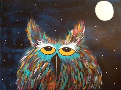 Owl Paint Night Owl